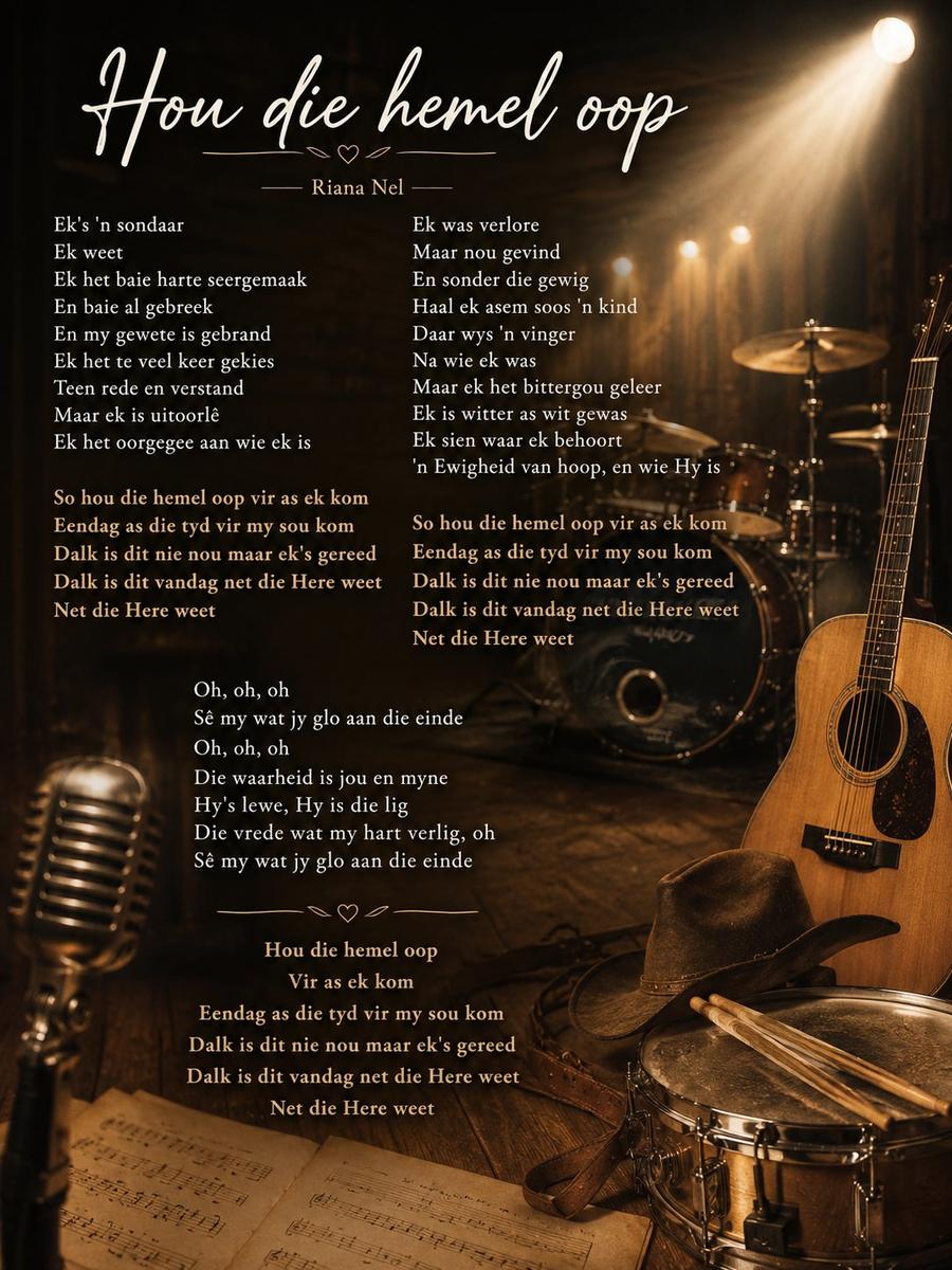 Hou die Hemel Oop – Riana Nel